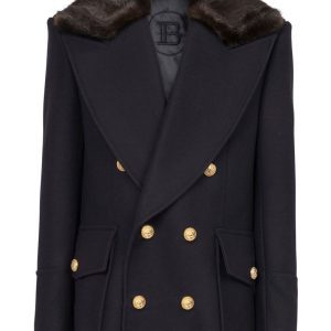 BALMAIN SHORT COAT