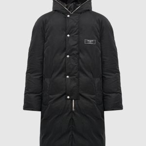 BALMAIN MID-LENGTH, LONG DOWN JACKET