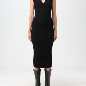 BALMAIN SL KNITTED MIDI DRESS