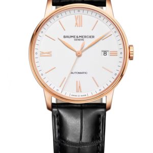 BAUME & MERCIER MOA10271 Classima Red Gold Aligator Strap