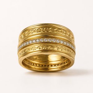 KO00035407/MA25719ANPG/11,92 OR ROSE / DIAMANT 0,30 GVS