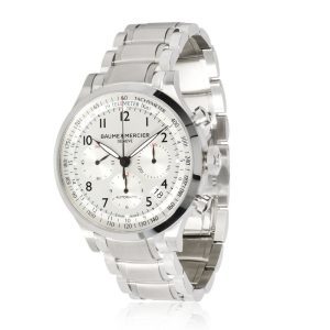 BAUME & MERCIER MOA10064 Capeland Stainless Steel Silver Dial Men's Watch